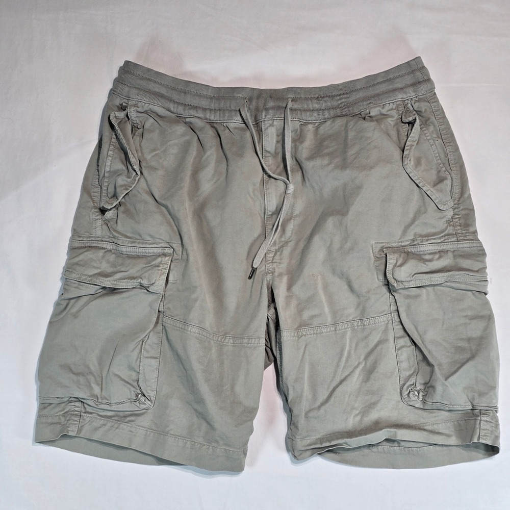 Polo Ralph Lauren Mens Gray Surplus Chino Cargo Shorts Classic Fit 9 Inch Inseam